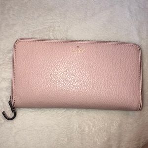Baby Pink Kate Spade clutch/wristlet
